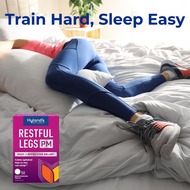 Hyland's Restful Legs PM Tablets - 50 Quick-Dissolving Tablets for Agitated Legs Relief (Pack of 3) - Image 5